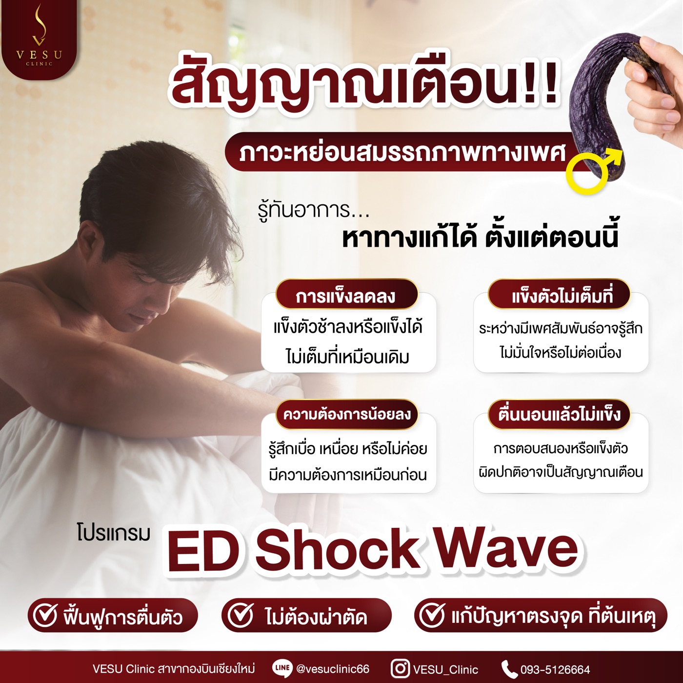 สัญญาณเตือนภาวะหย่อนสมรรถภาพทางเพศ
